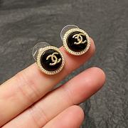 Chanel Black/ White Earrings - 3
