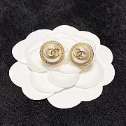 Chanel Black/ White Earrings - 5