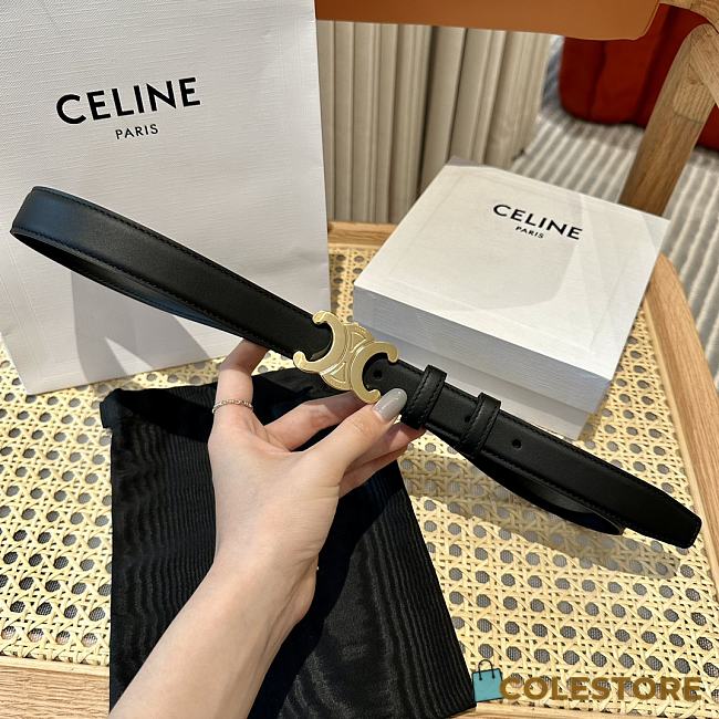 Celine Belt Black 2.5mm - 1