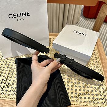 Celine Belt Black 2.5mm