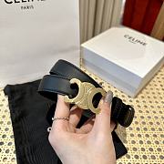 Celine Belt Black 2.5mm - 2