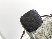 Mini Vanity Case Cuir Triomphe In Smooth Calfksintan Size 9.5x8x9cm - 5
