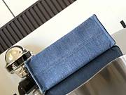 Celine Denim Paris Tote Size 41×28×17cm - 6