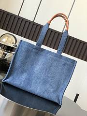 Celine Denim Paris Tote Size 41×28×17cm - 5