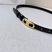 Celine Belt Brown/ Black/ White 1.8cm - 2