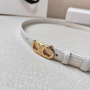 Celine Belt Brown/ Black/ White 1.8cm - 3