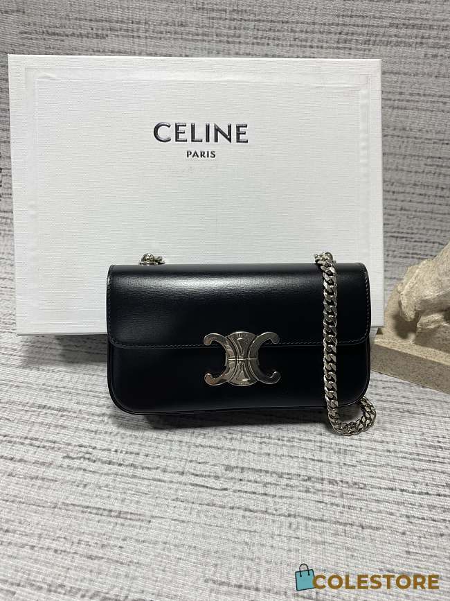 Celine Triomphe Silver Chain Size 20.5x10.5x4cm - 1