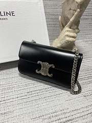 Celine Triomphe Silver Chain Size 20.5x10.5x4cm - 3
