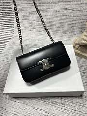 Celine Triomphe Silver Chain Size 20.5x10.5x4cm - 5
