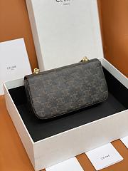 Celine Triomphe Vintage Size 20.5x10.5x4cm - 5