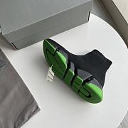 BALENCIAGA Speed 2.0 Lt Sneakers In Black/Green - 5