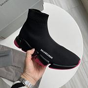 	 BALENCIAGA Speed 2.0 Lt Sneakers In Black/Pink  - 5
