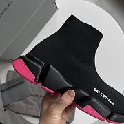 	 BALENCIAGA Speed 2.0 Lt Sneakers In Black/Pink  - 3