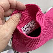 BALENCIAGA Speed 2.0 Graffiti Stretch-Knit High-Top Sneakers - 6