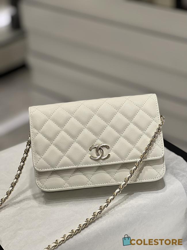 Chanel 23S C-Woc White Size 19x3x12cm - 1