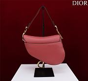 Dior Saddle Bag With Strap Size 25.5x20x6.5cm - 4