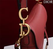 Dior Saddle Bag With Strap Size 25.5x20x6.5cm - 3