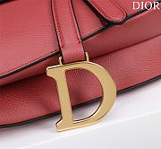 Dior Saddle Bag With Strap Size 25.5x20x6.5cm - 2