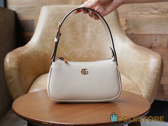  Gucci Aphrodite Shoulder Bag In White 21x12x4cm - 1