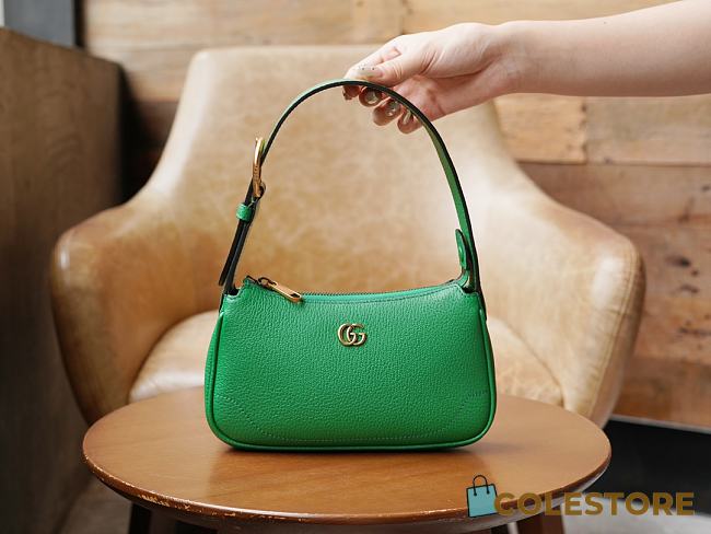  Gucci Aphrodite Shoulder Bag In Green 21x12x4cm - 1