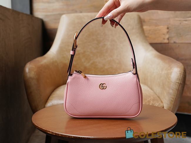  Gucci Aphrodite Shoulder Bag In Light Pink 21x12x4cm - 1