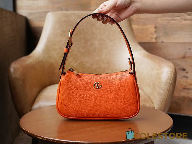  Gucci Aphrodite Shoulder Bag In Orange 21x12x4cm - 1