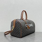 Celine Voyage Bag In Triomphe Canvas With Celine Print Size 45x23x21cm - 2