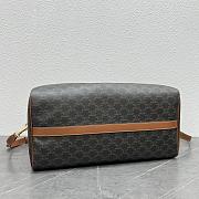 Celine Voyage Bag In Triomphe Canvas With Celine Print Size 45x23x21cm - 3