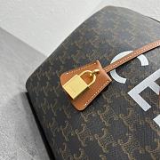 Celine Voyage Bag In Triomphe Canvas With Celine Print Size 45x23x21cm - 4