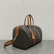 Celine Voyage Bag In Triomphe Canvas Brown Line Size 43x23x21cm - 4