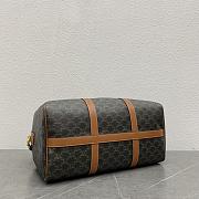 Celine Voyage Bag In Triomphe Canvas Brown Line Size 43x23x21cm - 2