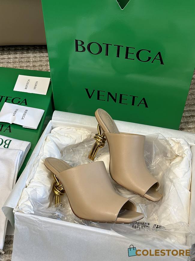 	 Bottega Veneta Knot Heels Cipria Size 35-41cm - 1