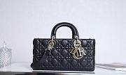 Colestore Dior Lady D-Joy Cannage Lambskin Bag Black 26cm - 1