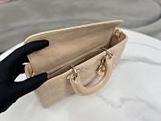 Dior D Joy Patent Cannage Calfskin Size 26x13.5x5.5cm - 6