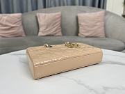 Dior D Joy Patent Cannage Calfskin Size 26x13.5x5.5cm - 5