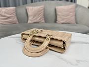 Dior D Joy Patent Cannage Calfskin Size 26x13.5x5.5cm - 4