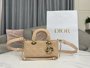 	 Dior D Joy Patent Cannage Calfskin Size 22.5 x 12.5 x 5.5 