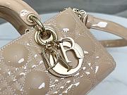 	 Dior D Joy Patent Cannage Calfskin Size 22.5 x 12.5 x 5.5  - 2