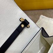 Fendi I Kan Black Leather Bag Size 25x17x10cm - 4