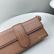 Jacquemus Women's Brown Le Bambino Long Ficiu Brown Shoulder Bag Size 26x14cm - 2