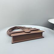 Jacquemus Women's Brown Le Bambino Long Ficiu Brown Shoulder Bag Size 26x14cm - 3