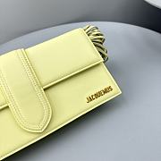 Jacquemus Women's Light Yellow Le Bambino Long Ficiu Shoulder Bag Size 26x14cmv - 5