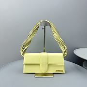 Jacquemus Women's Light Yellow Le Bambino Long Ficiu Shoulder Bag Size 26x14cmv - 4