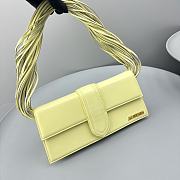 Jacquemus Women's Light Yellow Le Bambino Long Ficiu Shoulder Bag Size 26x14cmv - 2