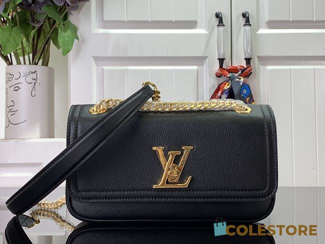Louis Vuitton Twist Lock Me Chain Bag East West Black Size 23.5x14x6cm - 1