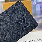 Louis Vuitton Aerogram Pocket Organizer Black Size 12x7x1.5cm   - 6
