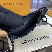 Louis Vuitton Aerogram Pocket Organizer Black Size 12x7x1.5cm   - 3