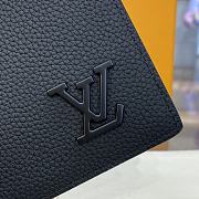 Louis Vuitton Aerogram Pocket Organizer Black 12x7x1.5cm   - 2