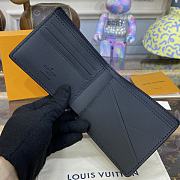 Louis Vuitton Aerogram Pocket Organizer Black 12x7x1.5cm   - 3
