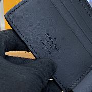Louis Vuitton Aerogram Pocket Organizer Black 12x7x1.5cm   - 4